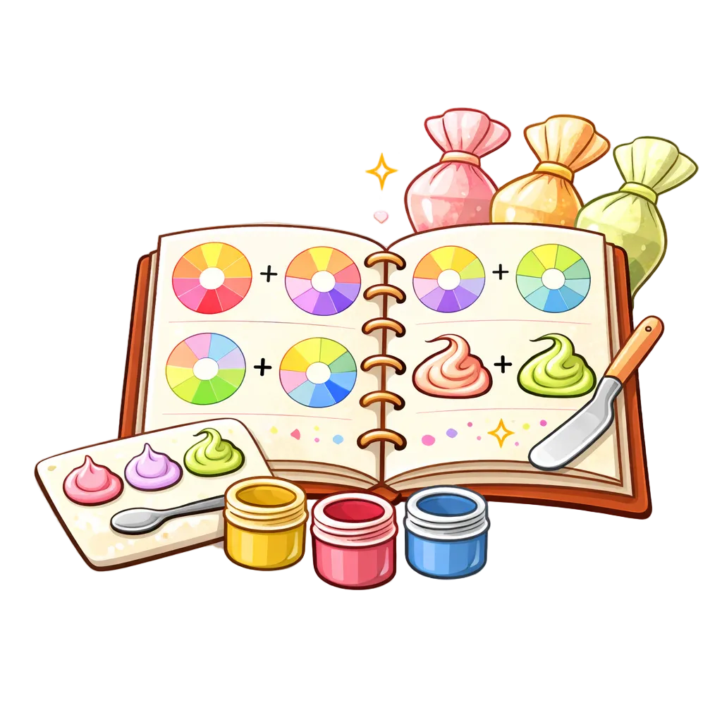 Color Mixing for Cakes Guide