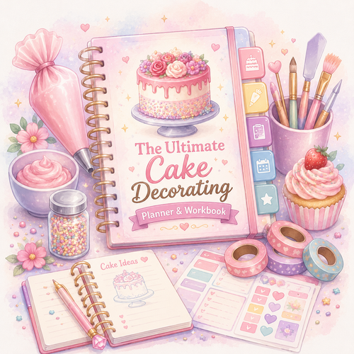 The Ultimate Cake Decorating Planner & Workbook